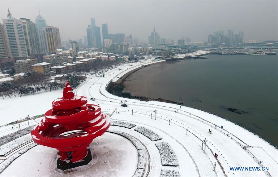 CHINA-QINGDAO-SNOWFALL(CN)