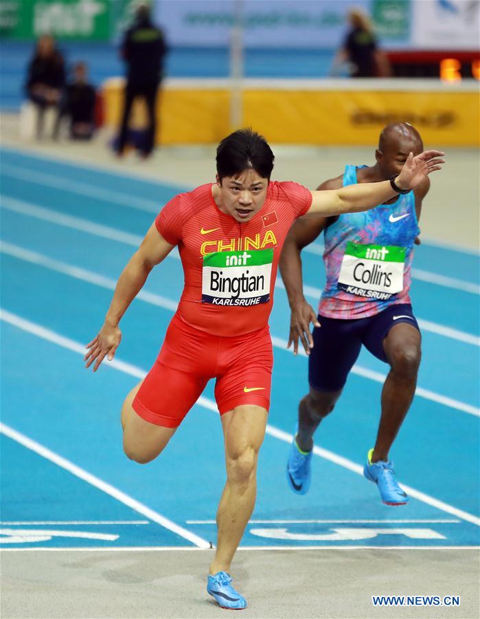 (SP)GERMANY-KARLSRUHE-IAAF WORLD INDOOR TOUR-MEN'S 60M