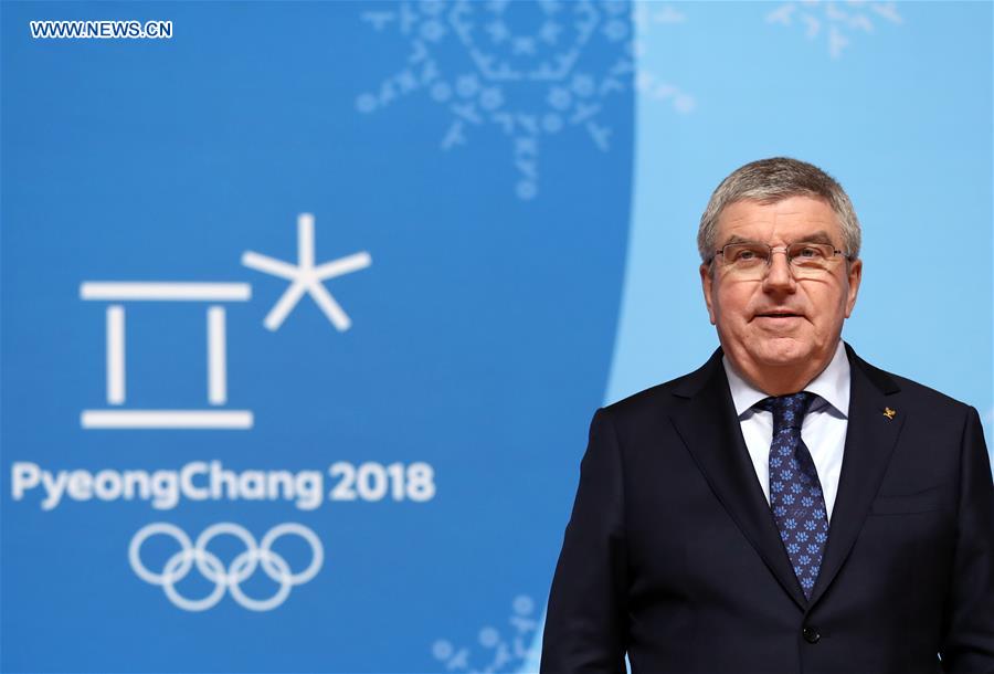 (SP)OLY-SOUTH KOREA-PYEONGCHANG-IOC PRESIDENT-PRESS CONFERENCE