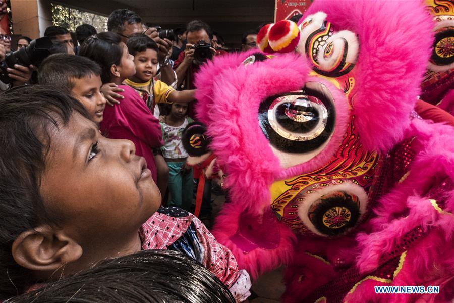 INDIA-KOLKATA-CHINESE LUNAR NEW YEAR-CELEBRATION