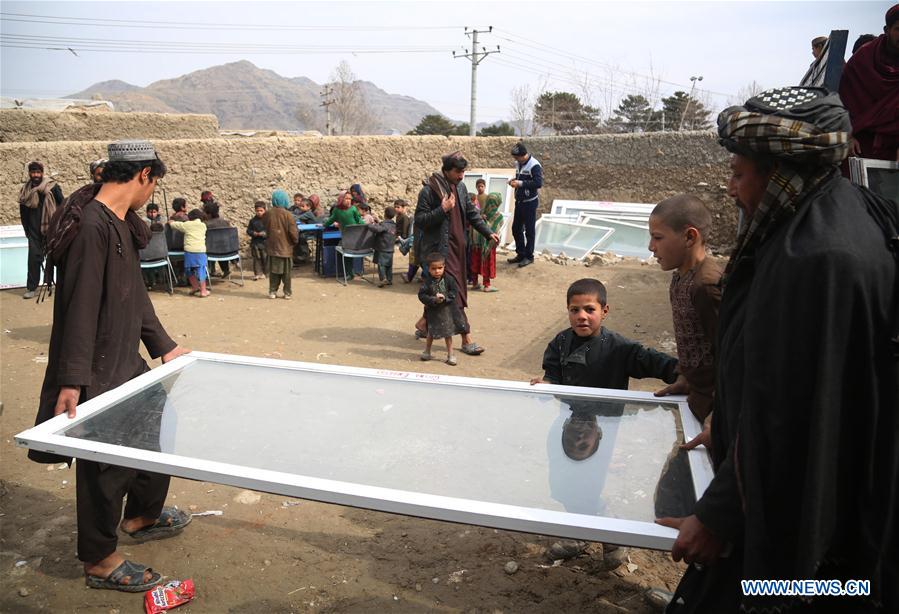 AFGHANISTAN-KABUL-CHINA-AIDS-DISPLACED CAMP