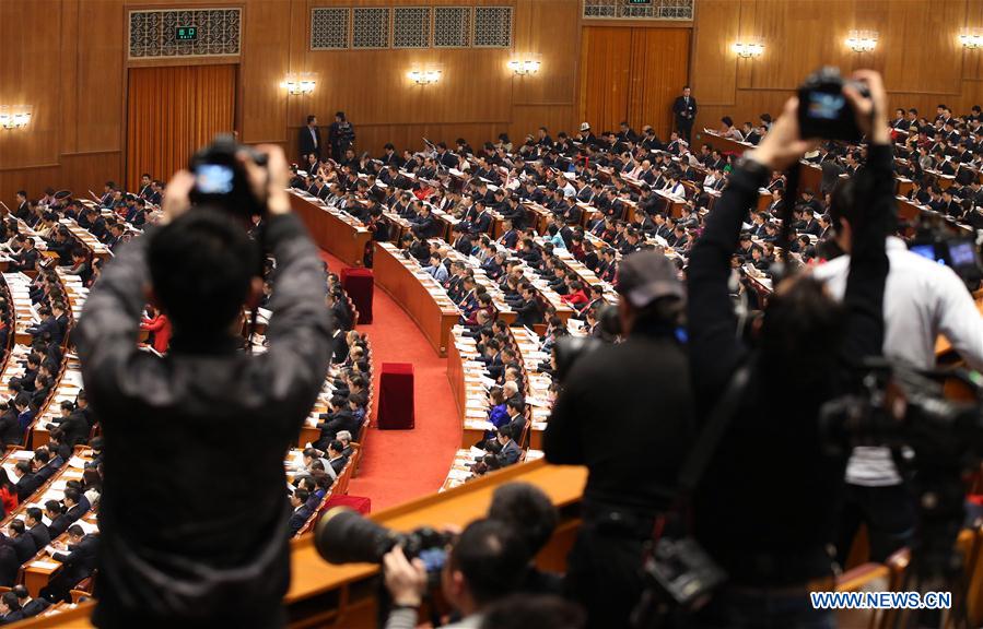 (TWO SESSIONS)CHINA-BEIJING-NPC-SECOND PLENARY MEETING (CN)