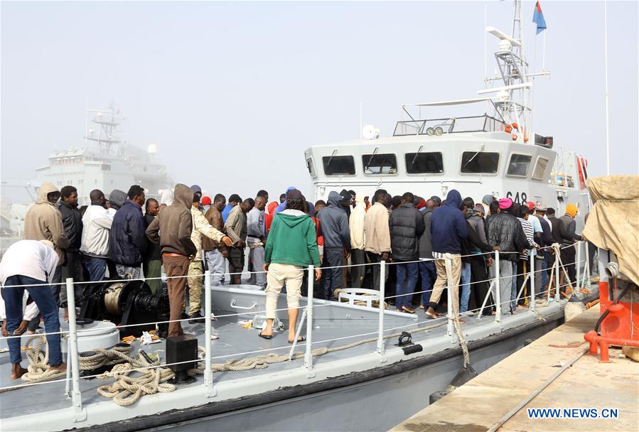 LIBYA-TRIPOLI-ILLEGAL IMMIGRANTS-RESCUE