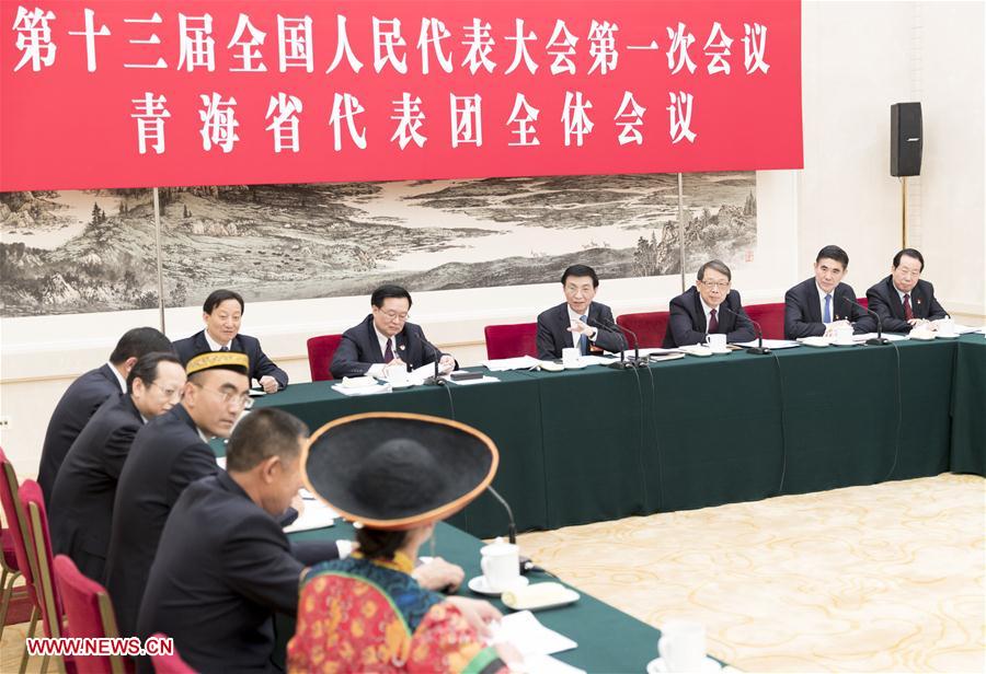 (TWO SESSIONS)CHINA-BEIJING-WANG HUNING-NPC-PANEL DISCUSSION (CN)