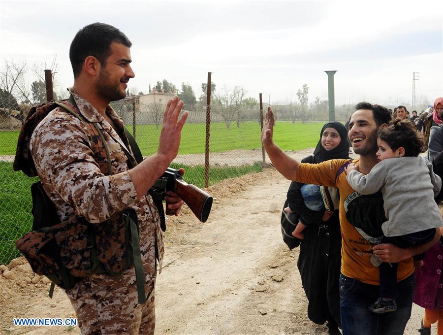 SYRIA-DAMASCUS-EASTERN GHOUTA-CIVILIANS-EVACUATION