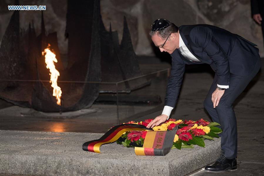 MIDEAST-JERUSALEM-YAD VASHEM-GERMAN-FOREIGN MINISTER-VISIT