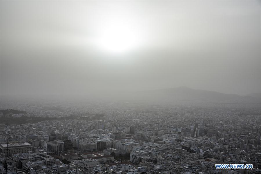 GREECE-ATHENS-DUST STORM