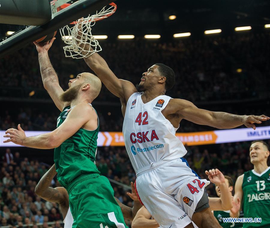 (SP)LITHUANIA-KAUNAS-BASKETBALL-EUROCUP-ZALGIRIS KAUNAS VS CSKA MOSCOW