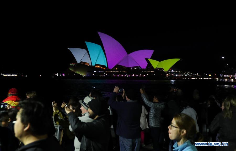 AUSTRALIA-SYDNEY-VIVID SYDNEY LIGHT SHOW