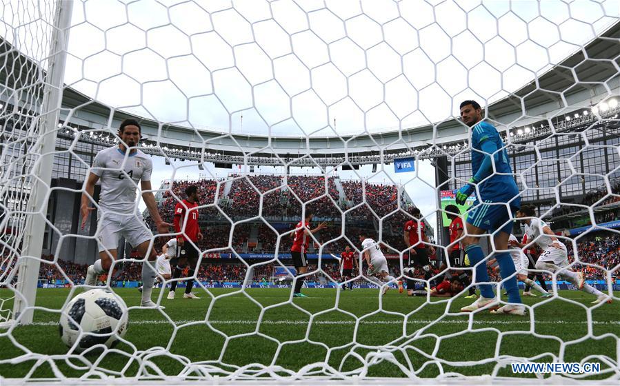 (SP)RUSSIA-YEKATERINBURG-2018 WORLD CUP-GROUP A-EGYPT VS URUGUAY