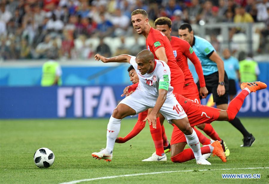 (SP)RUSSIA-VOLGOGRAD-2018 WORLD CUP-GROUP G-TUNISIA VS ENGLAND