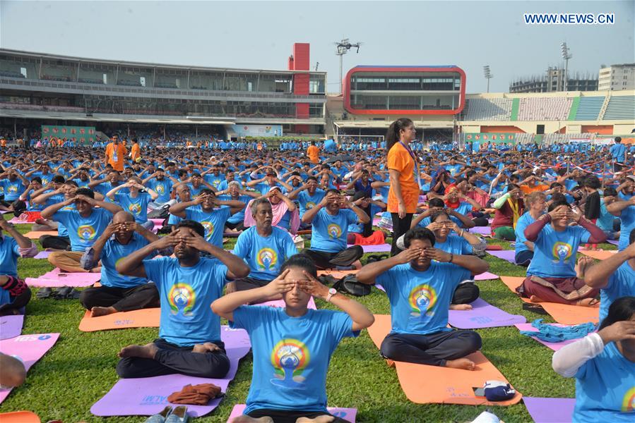 BANGLADESH-DHAKA-INTERNATIONAL YOGA DAY 