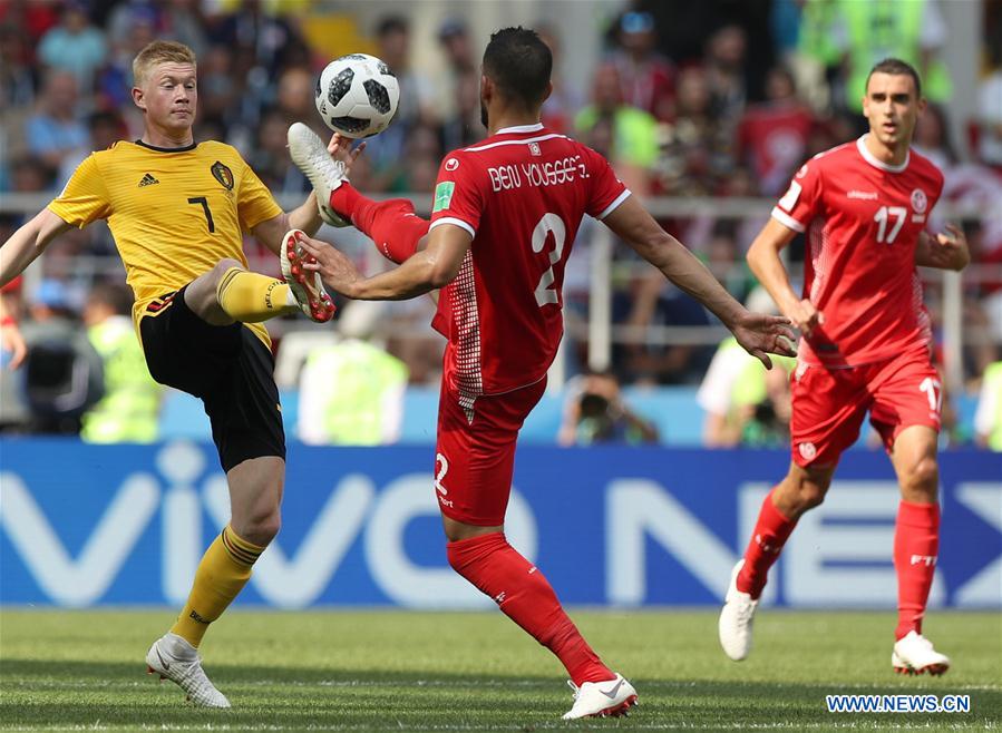 (SP)RUSSIA-MOSCOW-2018 WORLD CUP-GROUP G-BELGIUM VS TUNISIA