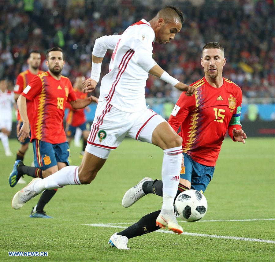 (SP)RUSSIA-KALININGRAD-2018 WORLD CUP-GROUP B-SPAIN VS MOROCCO