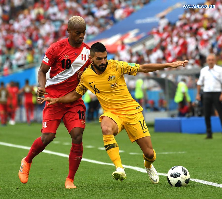 (SP)RUSSIA-SOCHI-2018 WORLD CUP-GROUP C-AUSTRALIA VS PERU