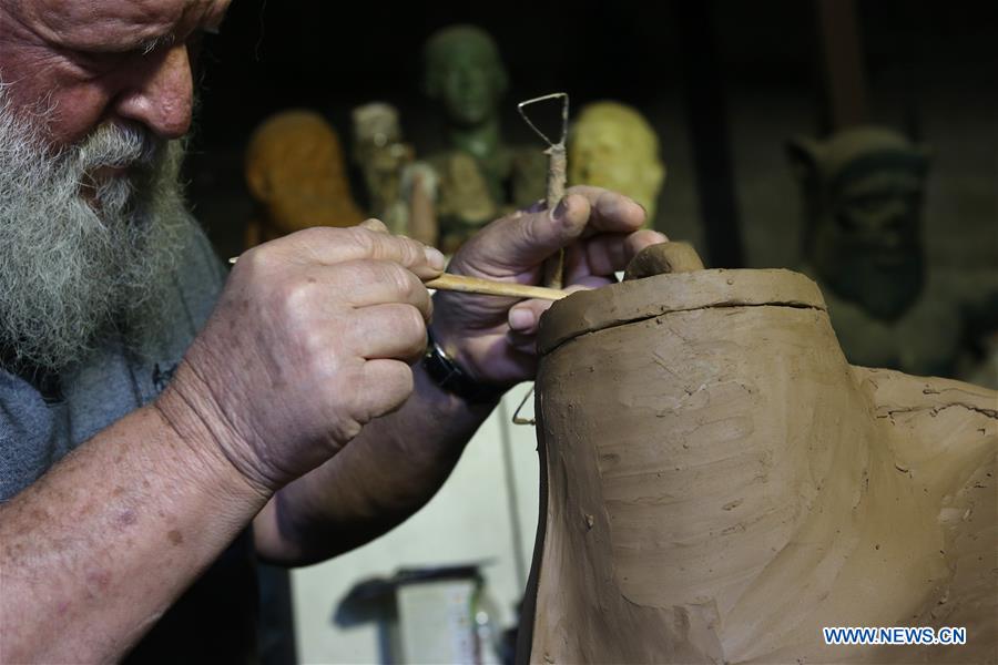 GREECE-ATHENS-CHARALAMPOS GOUMAS-CERAMIC POTTER