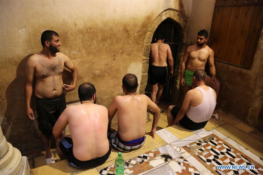 MIDEAST-GAZA CITY-TURKISH STEAM BATH