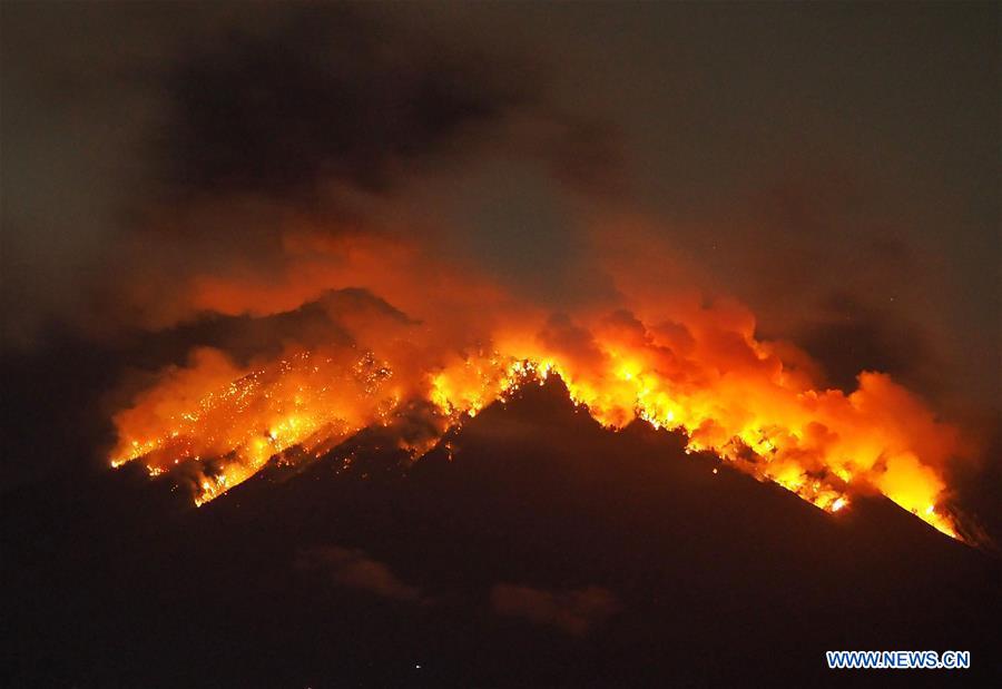 INDONESIA-BALI-MOUNT AGUNG-ERUPTION