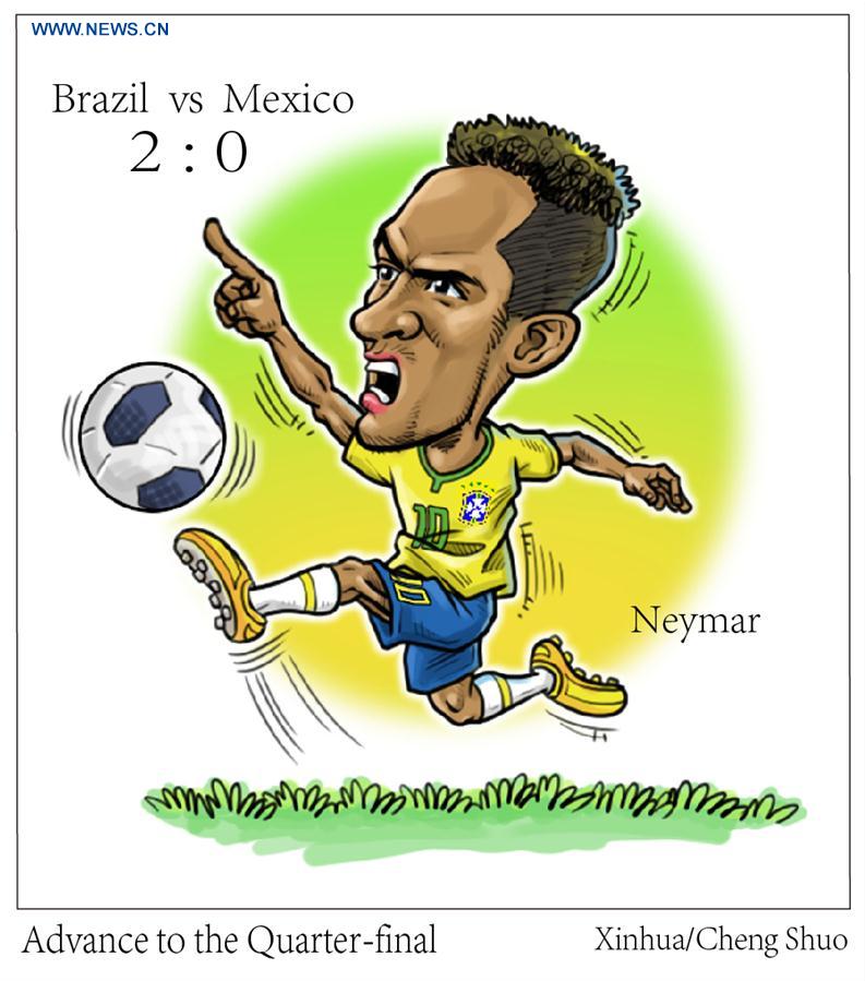 [COMICS]RUSSIA-2018 WORLD CUP-BRAZIL VS MEXICO