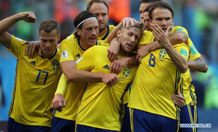 (SP)RUSSIA-SAINT PETERSBURG-2018 WORLD CUP-ROUND OF 16-SWITZERLAND VS SWEDEN