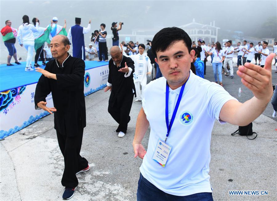 CHINA-QINGDAO-SCO YOUTH CAMPUS-TAICHI (CN)