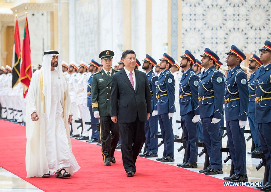 UAE-CHINA-XI JINPING-WELCOME CEREMONY