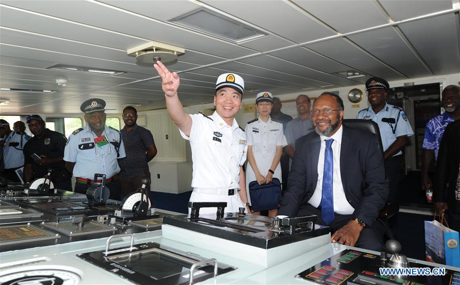 VANUATU-PORT VILA-CHINESE HOSPITAL SHIP