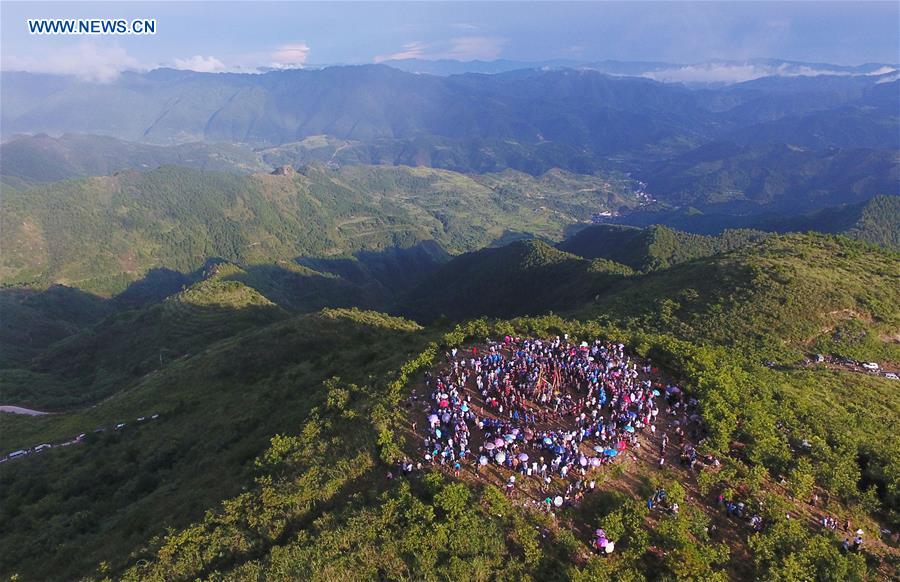 #CHINA-GUIZHOU-MIAO ETHNIC GROUP-QIYU FESTIVAL (CN*)