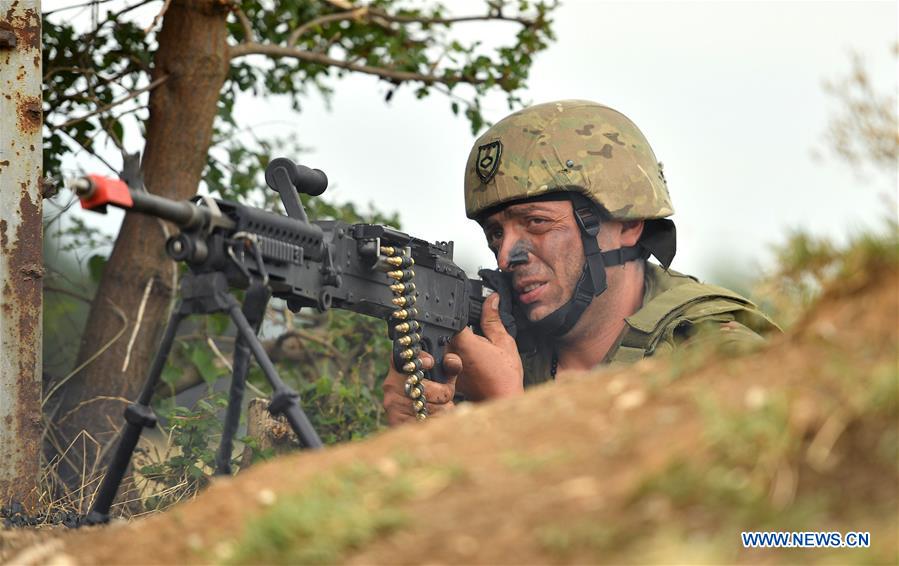 GEORGIA-TBILISI-MILITARY DRILL-NOBLE PARTNER 2018