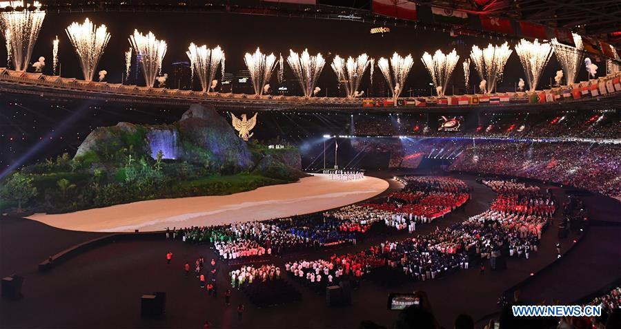 (SP)INDONESIA-JAKARTA-ASIAN GAMES-OPENING CEREMONY