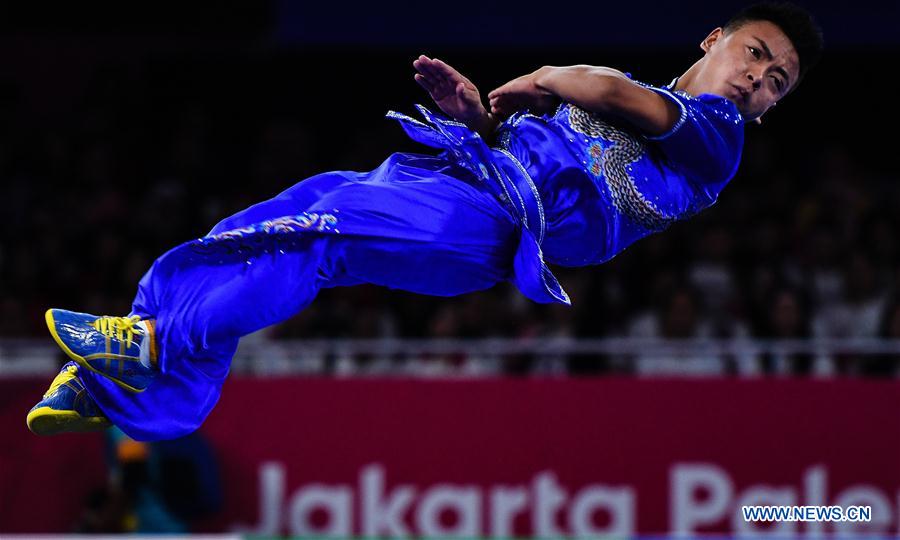 (SP)INDONESIA-JAKARTA-ASIAN GAMES-WUSHU-MEN’S CHANGQUAN