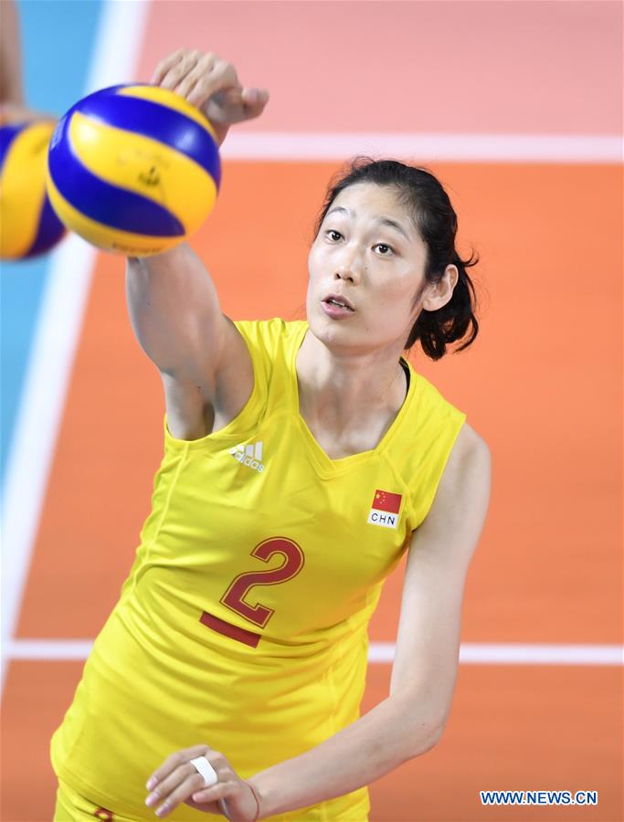 (SP)INDONESIA-JAKARTA-ASIAN GAMES-WOMEN'S VOLLEYBALL-CHINA VS SOUTH KOREA