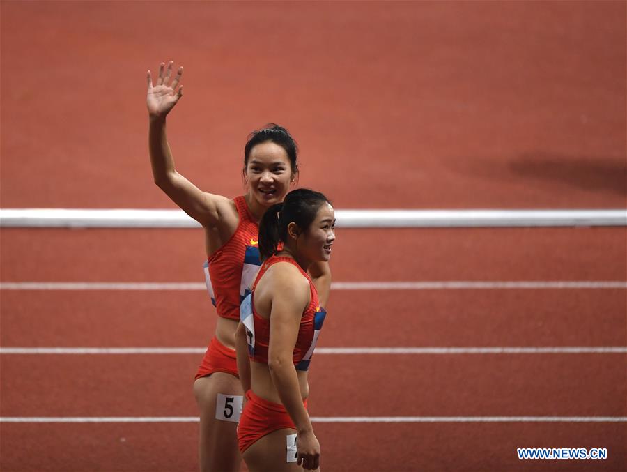 (SP)INDONESIA-JAKARTA-ASIAN GAMES-ATHLETICS-WOMEN'S 100M