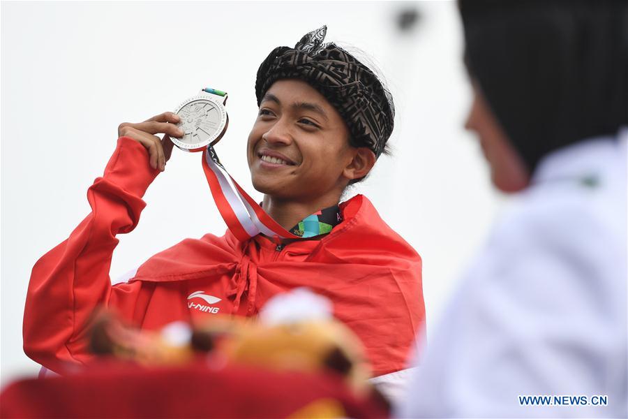 (SP)INDONESIA-PALEMBANG-ASIAN GAMES-SKATEBOARD