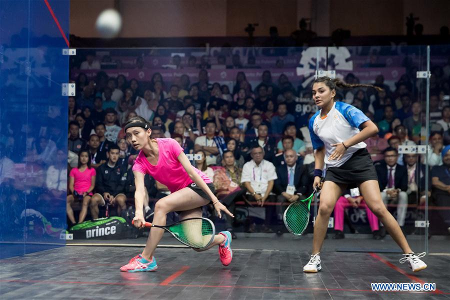 (SP)INDONESIA-JAKARTA-ASIAN GAMES-SQUASH