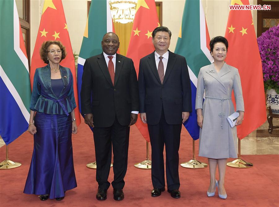 CHINA-BEIJING-XI JINPING-SOUTH AFRICAN PRESIDENT-TALKS (CN)