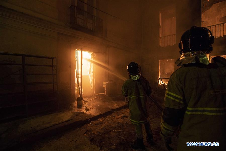 BRAZIL-RIO DE JANEIRO-MUSEUM-FIRE