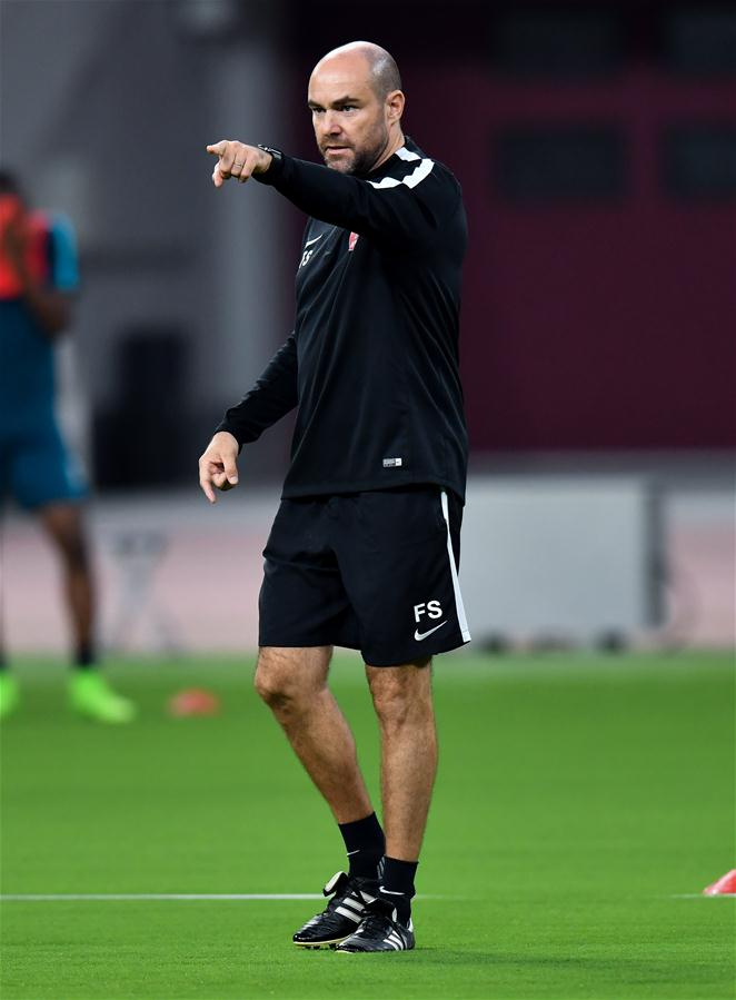 (SP)QATAR-DOHA-SOCCER-TRAINING SESSION