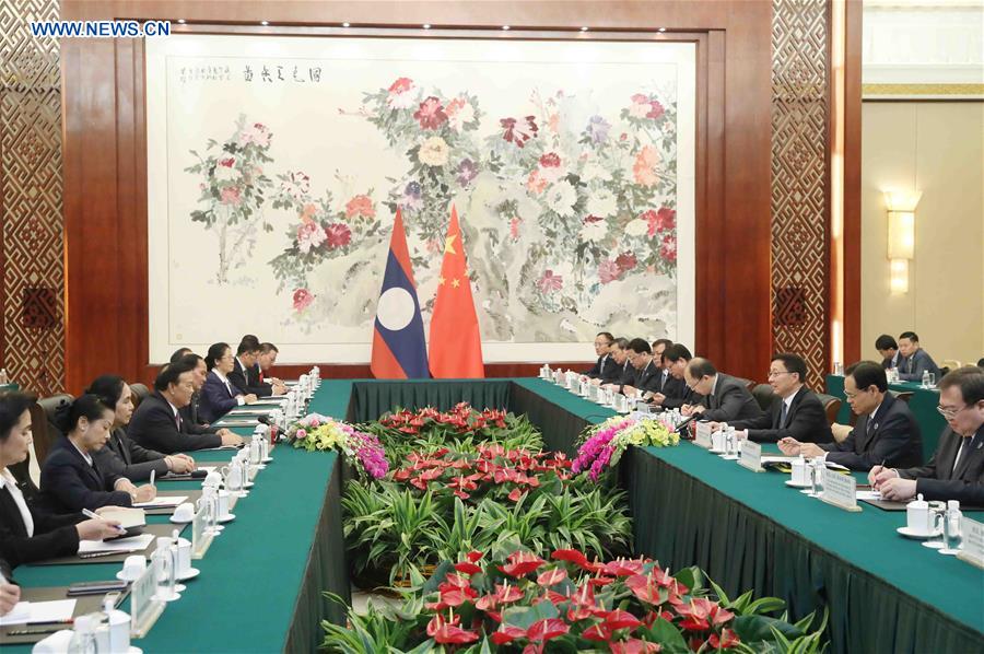 CHINA-GUANGXI-NANNING-HAN ZHENG-LAOS-MEETING (CN)