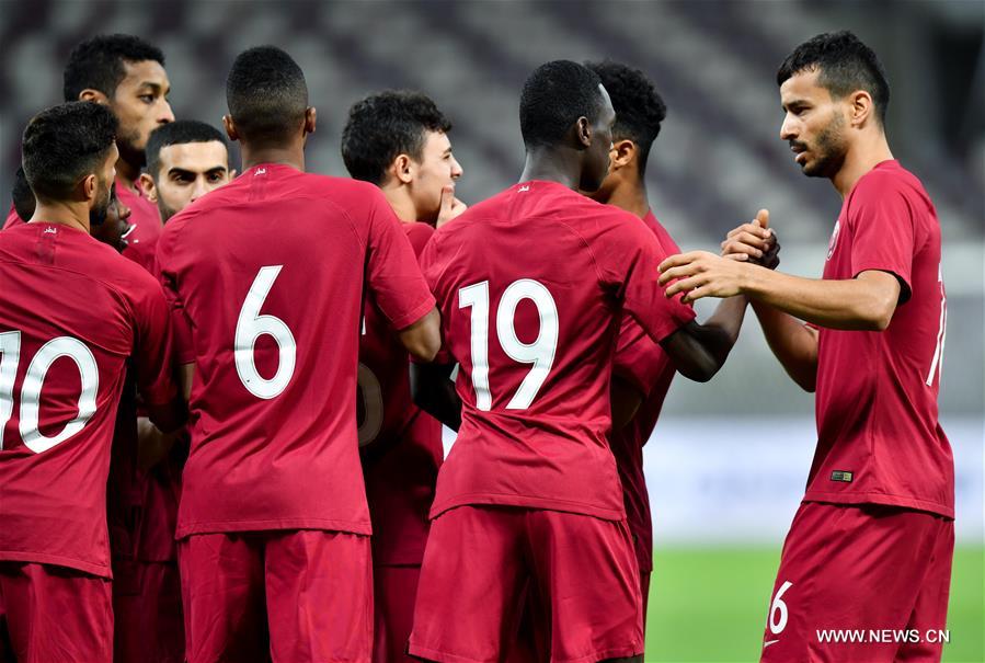 (SP)QATAR-DOHA-SOCCER-FRIENDLY MATCH-QATAR VS PALESTINE