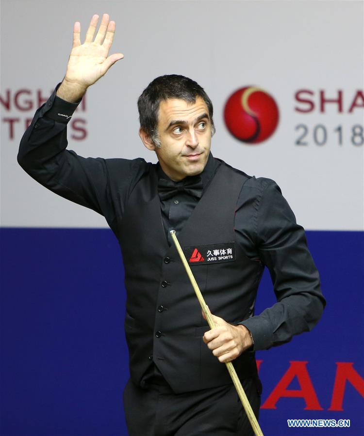 (SP)CHINA-SHANGHAI-SNOOKER-SHANGHAI MASTERS 2018 (CN)