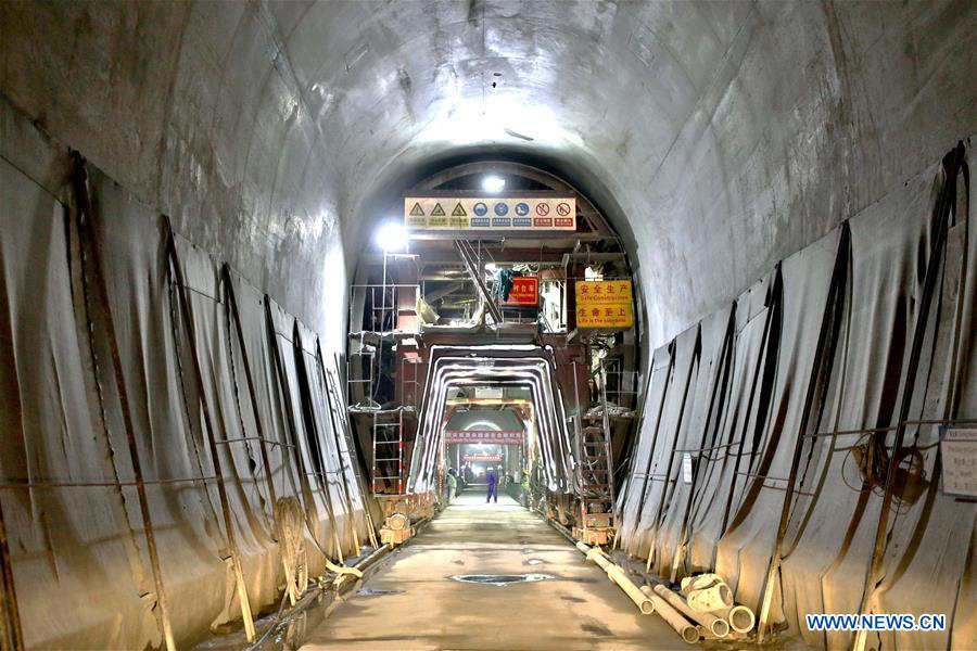 KENYA-NAIROBI-STANDARD GAUGE RAILWAY-NGONG TUNNEL-BREAKTHROUGH CEREMONY