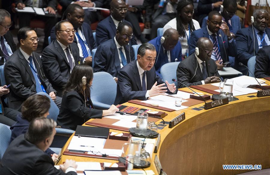 UN-SECURITY COUNCIL MEETING-KOREAN PENINSULA-CHINA-WANG YI