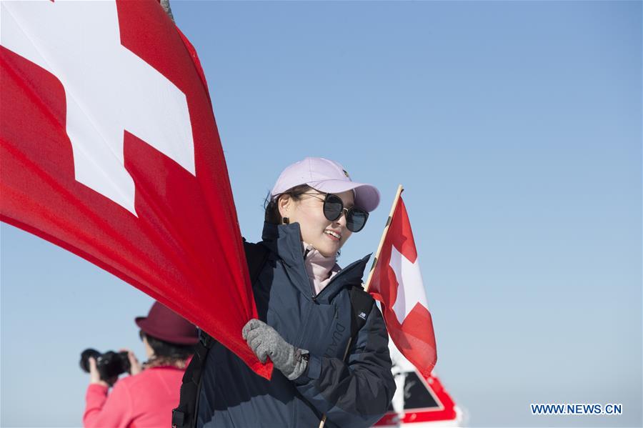 SWITZERLAND-JUNGFRAU REGION-CHINA-TOURISTS