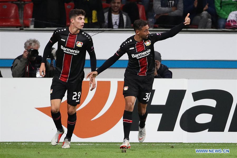 (SP)GERMANY-LEVERKUSEN-SOCCER-UEFA EUROPA LEAGUE-AEK LARNACA VS BAYER 04 LEVERKUSEN