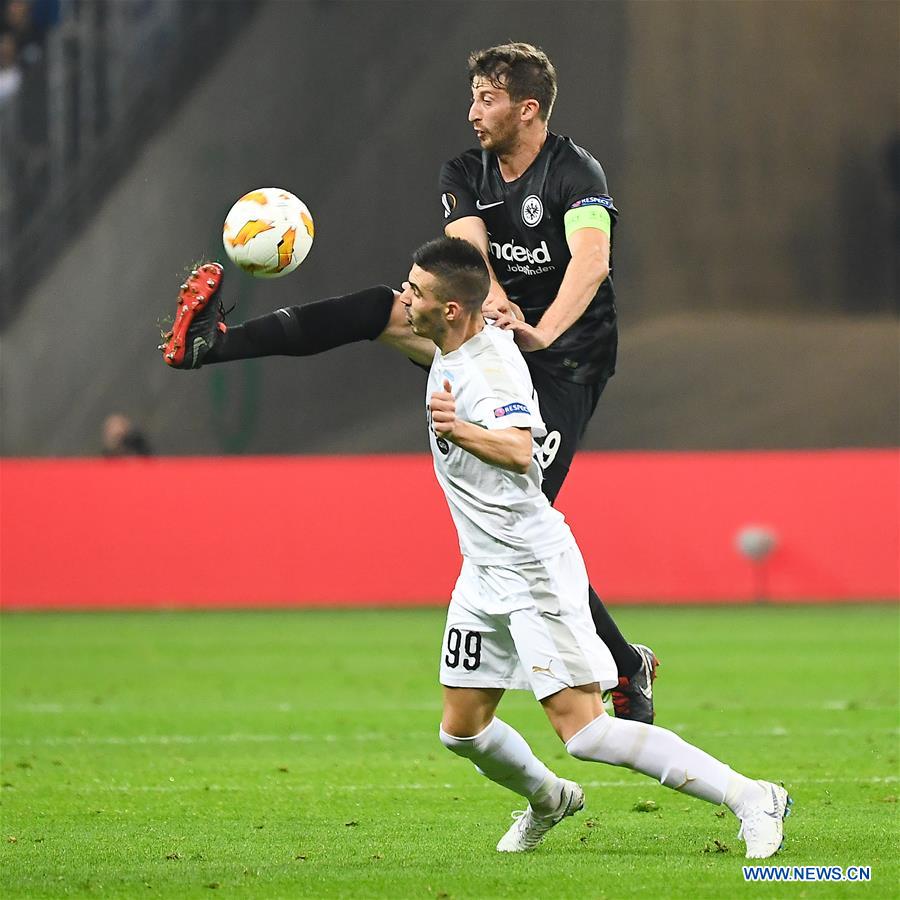 (SP)GERMANY-FRANKFURT-SOCCER-UEFA EUROPA LEAGUE-FRANKFURT VS APOLLON