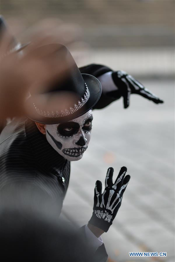 MEXICO-MEXICO CITY-DAY OF THE DEAD-PARADE