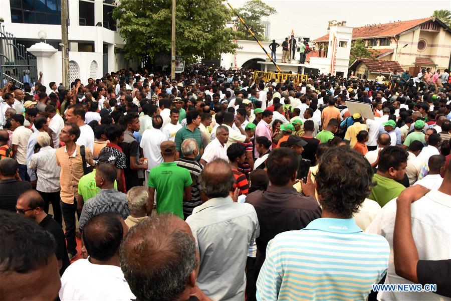 SRI LANKA-COLOMBO-PROTEST