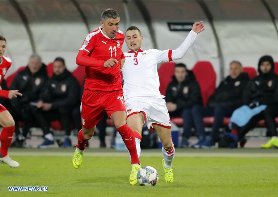 (SP)SERBIA-BELGRADE-FOOTBALL-UEFA-SERBIA VS MONTENERGRO