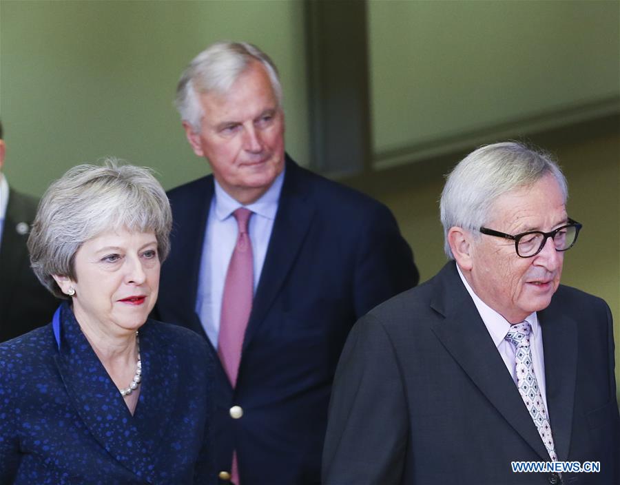 BELGIUM-BRUSSELS-EUROPEAN COMMISSION-JUNCKER-UK-MAY-MEETING